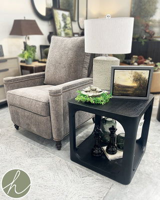 Dale Manual Push Back Recliner in Truffle