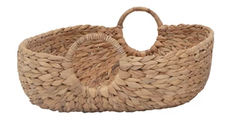 Water Hyacinth Basket with Handle Assorted