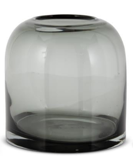 Gray Transparent Glass Vase Assorted