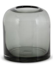 Gray Transparent Glass Vase Assorted