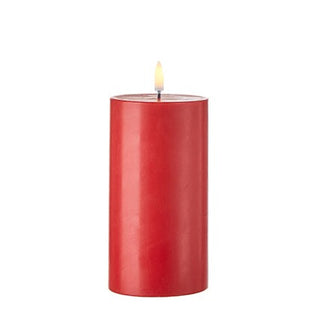Uyuni 3" X 7" Red Pillar Candle