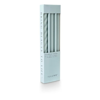 Light Blue Taper Candle Pack