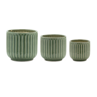 Green Terracotta Container, 3 Sizes