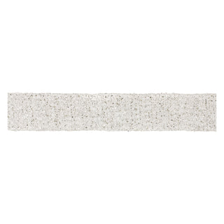 Silver Glitter Ribbon 4" - Sold by the foot