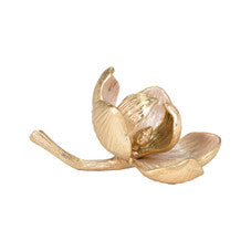 Alki Statuary Small gold flower sculpture