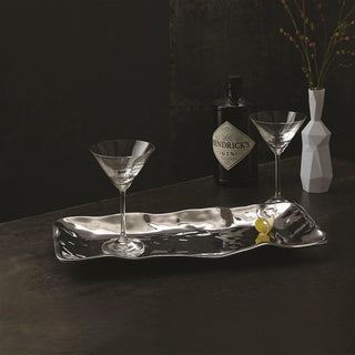Beatriz Ball Soho Brooklyn Large Long Rectangular Tray handmade tarnish free aluminum alloy FDA safe