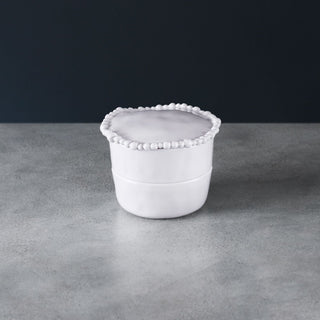 Beatriz Ball VIDA Alegria Stackable Salt-Pepper Cellar with Lid luxury melamine handmade eco-friendly sustainable