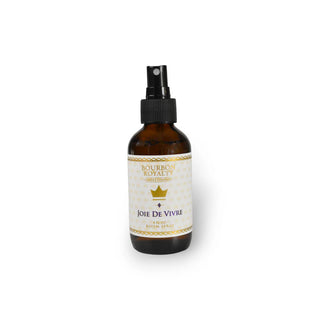 Joie de Vivre Bourbon Royalty room spray bottle on a white background