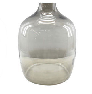 Caspian Glass Vase Cloud Grey 11.75"