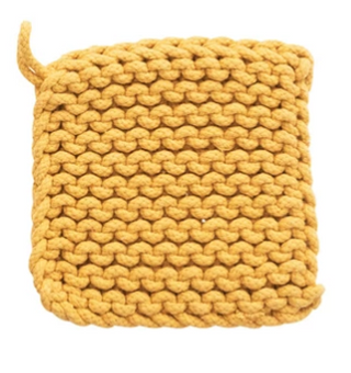 Cotton Crocheted Pot Holder Assorted