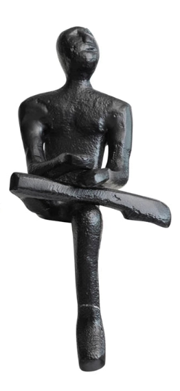 Aluminum Figure Shelf Sitter, 2 Styles