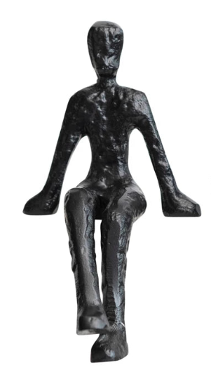 Aluminum Figure Shelf Sitter, 2 Styles