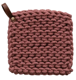 Cotton Crocheted Pot Holder Assorted