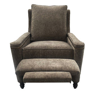 Dale Manual Push Back Recliner in Truffle