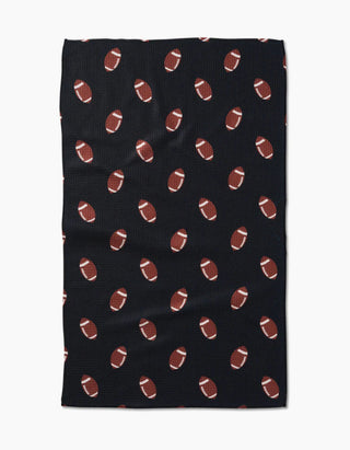 Geometry Quarter Back Tea Towel absorbent recycled materials football