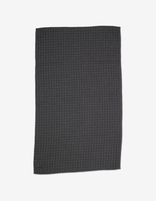 Geometry Waffle Bath Towel, Charcoal absorbent recycled materials