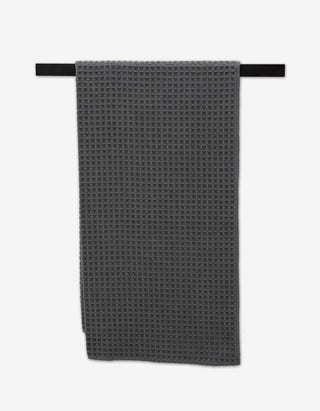Geometry Waffle Bath Towel, Charcoal absorbent recycled materials