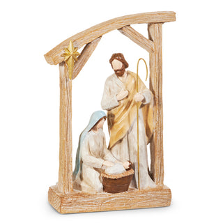 Holy Family Statue stable manger
