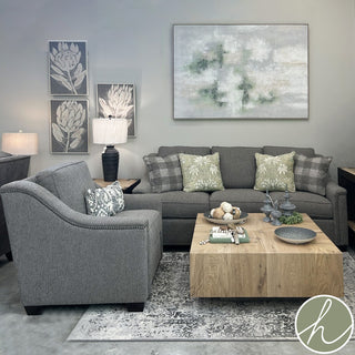 King Hickory Carlsbad Sofa in Lattimore Flannel