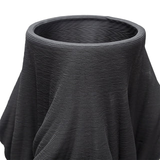 Lolita Black Porcelain Tall Vase unique design modern