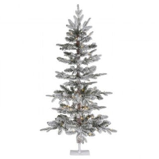 LED Remote Frosted Pine Tree 5'