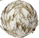 Leaf Winter Chalet Ball Ornaments 3 Styles Assorted