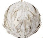 Leaf Winter Chalet Ball Ornaments 3 Styles Assorted
