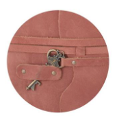 Leather Handcrafted Unlined 8" Journal with Antique Key Assorted