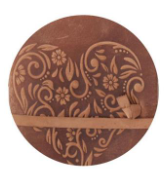 Leather Heart Embossed Handcrafted Deckle Edge Unlined 6" Journal Assorted