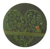 Leather Heart Embossed Handcrafted Deckle Edge Unlined 6" Journal Assorted