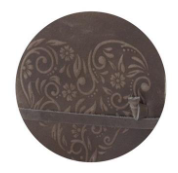 Leather Heart Embossed Handcrafted Deckle Edge Unlined 6" Journal Assorted