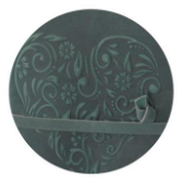 Leather Heart Embossed Handcrafted Deckle Edge Unlined 6" Journal Assorted