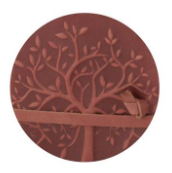 Leather Tree Embossed Handcrafted Deckle Edge Unlined 6" Journal Assorted