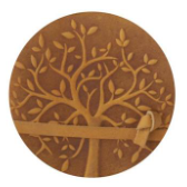 Leather Tree Embossed Handcrafted Deckle Edge Unlined 6" Journal Assorted