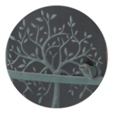 Leather Tree Embossed Handcrafted Deckle Edge Unlined 6" Journal Assorted