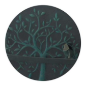 Leather Tree Embossed Handcrafted Deckle Edge Unlined 6" Journal Assorted