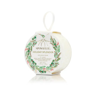 Spongellé Holiday Wreath Golden Pear Spongette