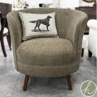 Torrington Swivel Chair in Camino Finish