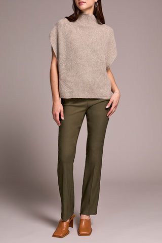 Tribal Cap Sleeve Sweater in Oatmeal