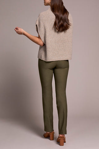 Tribal Cap Sleeve Sweater in Oatmeal