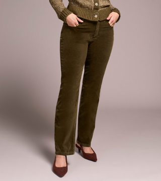 Tribal Fly Front 5 Pocket Pant in Ivy brownish green