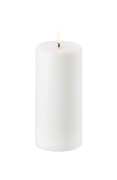 Uyuni 3" X 6" Nordic White Pillar Candle