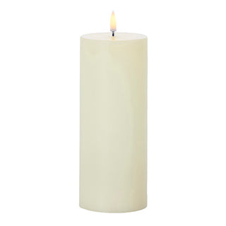 Uyuni 3" X 8" Ivory Pillar Candle