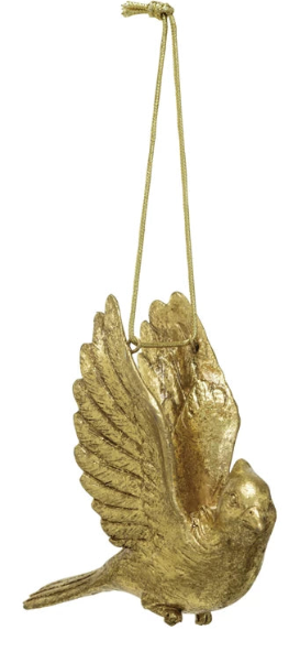Gold Cardinal Ornament Assorted