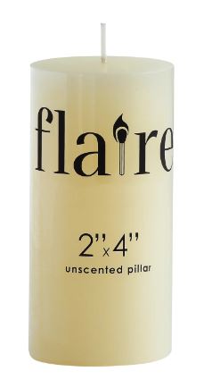 2x4" Pillar Candle