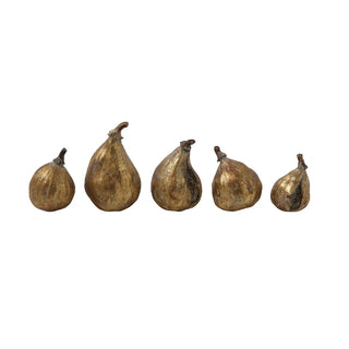 Gold Figs Set of 5