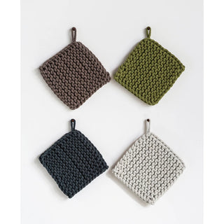 Cotton Crocheted Pot Holder Assorted