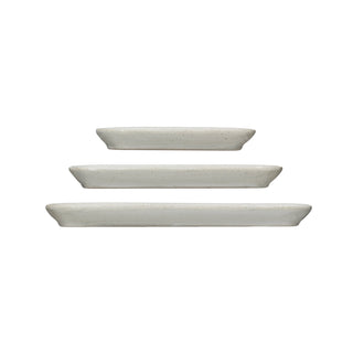 Stoneware Trays Set of 3