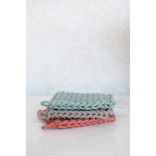 Cotton Crocheted Pot Holder Assorted