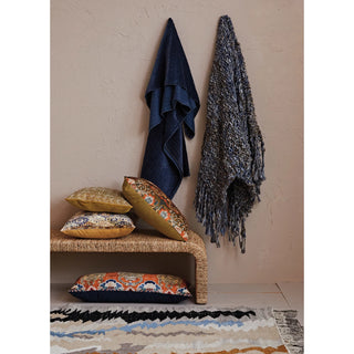 Square Cotton Velvet Printed Pillow 20"
